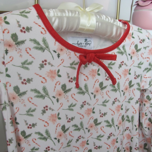 Love + Grow Girl's Pajama Gown Set Holiday Christmas Size 5Y EUC - Picture 5 of 9